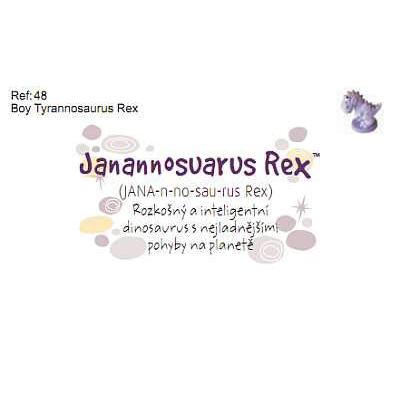 Dino pokladnička - Janannosaurus Rex ALBI ALBI