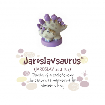 Dino pokladnička - Jaroslavsaurus ALBI ALBI