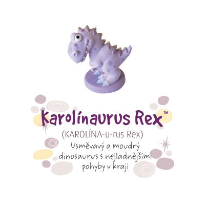 Dino pokladnička - Karolínaurus Rex ALBI ALBI
