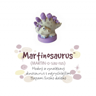 Dino pokladnička - Martinosaurus ALBI ALBI
