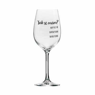 Mega sklenice na víno - Stupnice ALBI ALBI