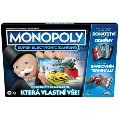 Monopoly Super elektronické bankovnictví CZ Hasbro Hasbro