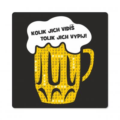 Pánské humorné tričko - Počet piv