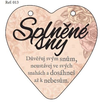 Plaketka - Splněné sny ALBI ALBI