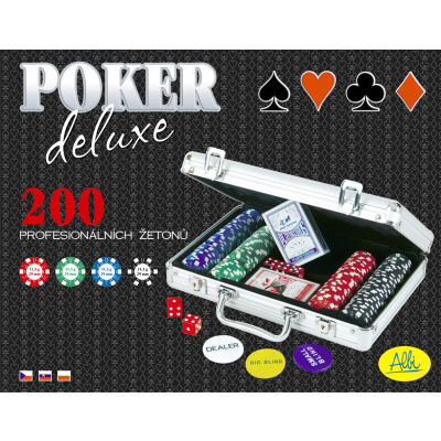 Poker deluxe (200 žetonů) ALBI ALBI