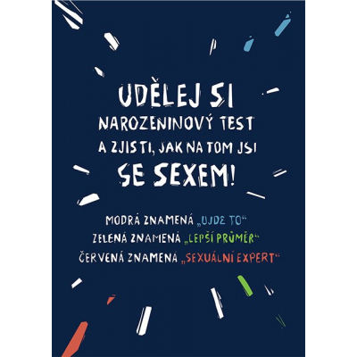 Přání s efekty - Sex test ALBI ALBI