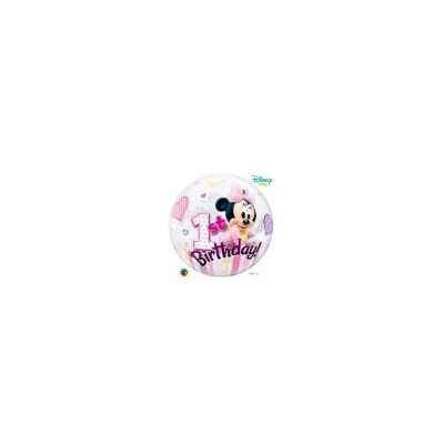 Balónek bublina  1. narozeniny Minnie Mouse ALBI ALBI
