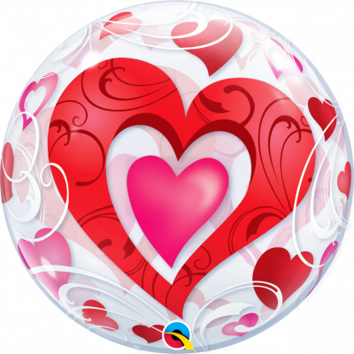 Balónek bublina Srdce velké ALBI ALBI
