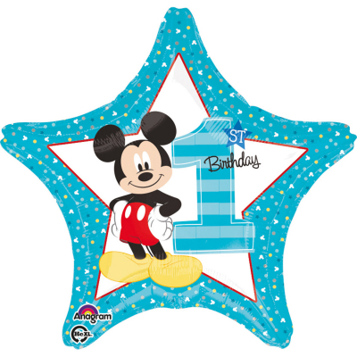 Balónek foliový 1.narozeniny Mickey Mouse ALBI ALBI