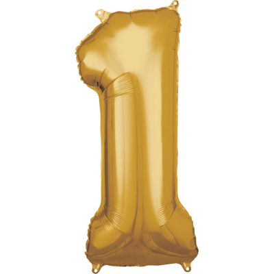 Balónek foliový Číslo 88 cm zlatá 01 ALBI ALBI
