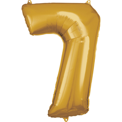 Balónek foliový Číslo 88 cm zlatá 07 ALBI ALBI