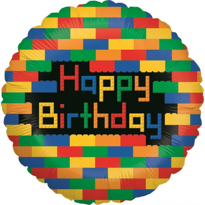 Balónek foliový Happy Birthday Lego ALBI ALBI