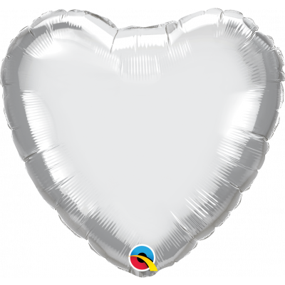Balónek foliový Srdce stříbrná ALBI ALBI