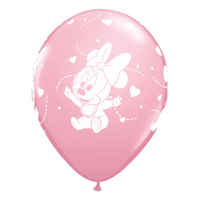 Balónky latexové Baby girl Minnie Mouse 6 ks ALBI ALBI