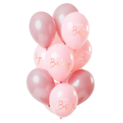 Balónky latexové růžové 12 ks ALBI ALBI