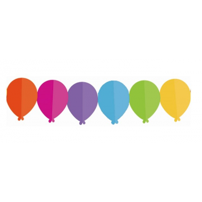 Girlanda balonky barevné 3