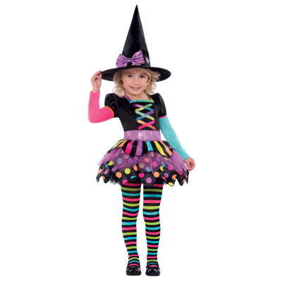 Kostým dětský Halloween Čarodejnice vel.S ALBI ALBI
