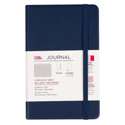Modrý střední journal zápisník ALBI ALBI