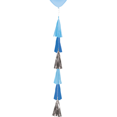 Ocas na balónky třásně modrý 70 cm ALBI ALBI