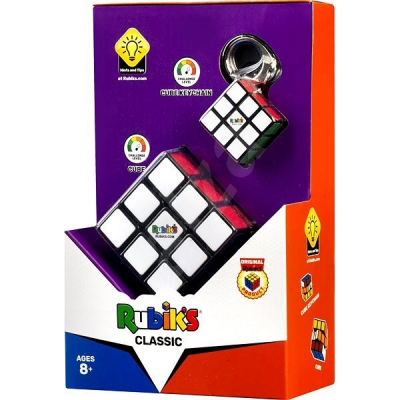 Rubikova kostka sada klasik 3x3 + přívěsek Rubik's Rubik's