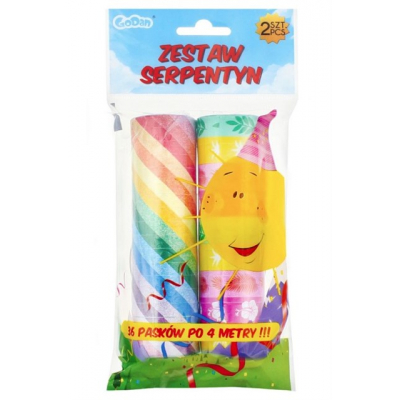 Serpentýny barevný vzor 4m 2 ks ALBI ALBI