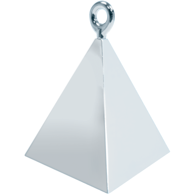 Těžítko na balónky Pyramida stříbrná ALBI ALBI