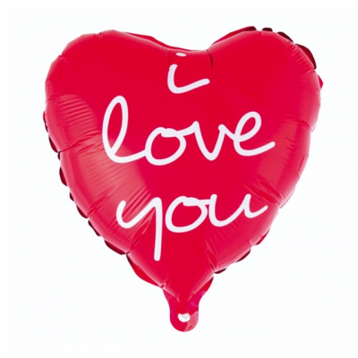 Balónek foliový I Love You srdce červené ALBI ALBI