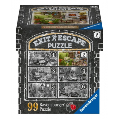 Exit & Escape Puzzle: Obývací pokoj 99 dílků Ravensburger Ravensburger