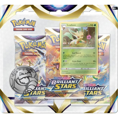 Pokémon TCG: SWSH09 Brilliant Stars - 3 Blister Booster Asmodée-Blackfire Asmodée-Blackfire