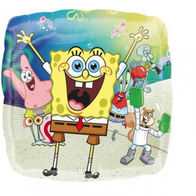 Balónek foliový SpongeBob čtverec ALBI ALBI