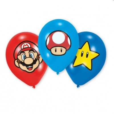 Balónky latexové Mario Bros 6 ks ALBI ALBI