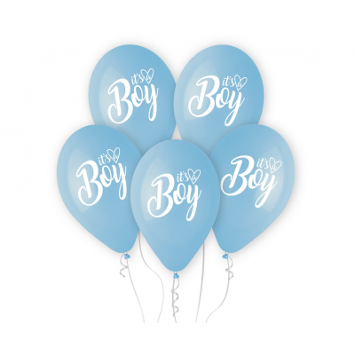 Balónky latexové modré It´s a Boy 5 ks ALBI ALBI