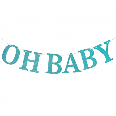 Banner Oh baby It´s a Boy modrý 3 m ALBI ALBI