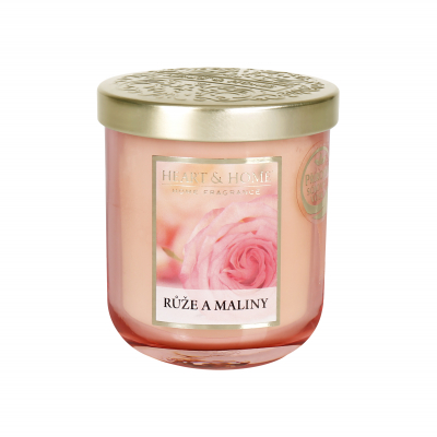 Střední svíčka - Růže a maliny ALBI ALBI