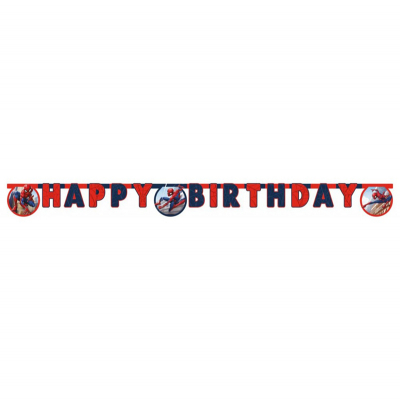 Banner Happy Birthday Spiderman 2m ALBI ALBI