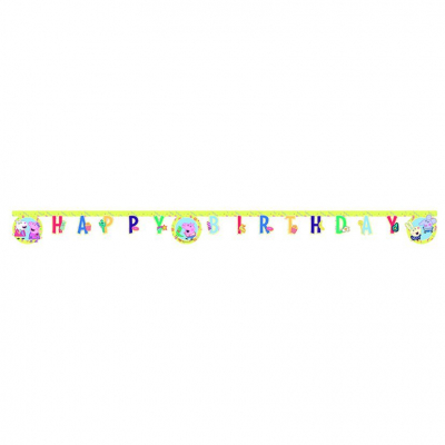 Banner Happy Birthday prasátko Peppa 2m ALBI ALBI