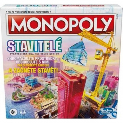 Monopoly Stavitelé Hasbro Hasbro