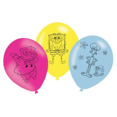 Balónky latexové Sponge Bob 6 ks ALBI ALBI