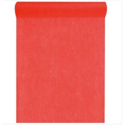 Šerpa stolová netkaná textilie červená 30 cm x 10 m ALBI ALBI