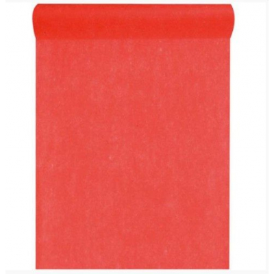 Šerpa stolová netkaná textilie červená 30 cm x 10 m ALBI ALBI