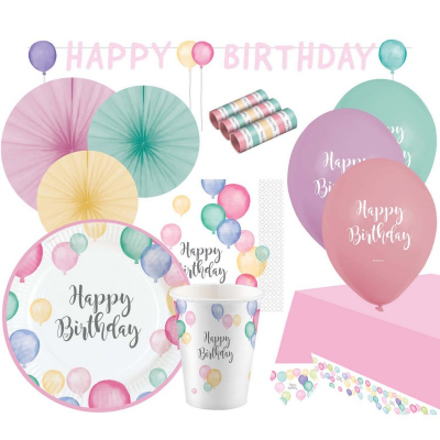 PÁRTY SET HOLKA HB pastel balonky 50 ks ALBI ALBI