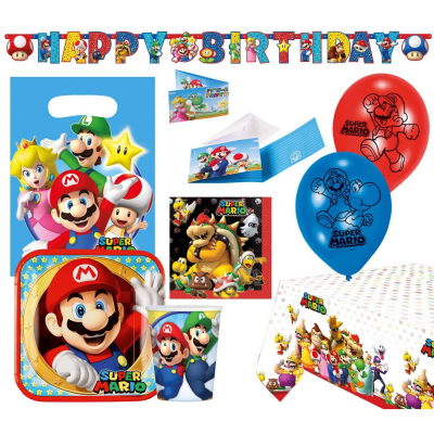 PÁRTY SET KLUK Super Mario 62 ks ALBI ALBI