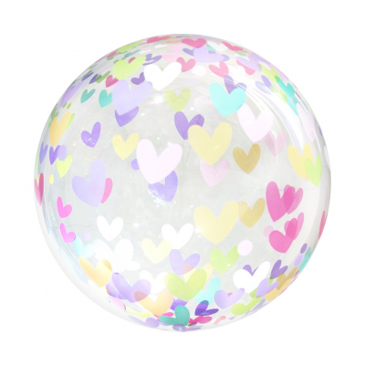 Balónek bublina barevná srdíčka ALBI ALBI
