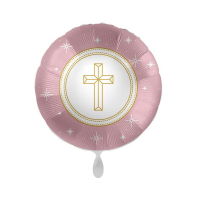 Balónek fóliový Kříž růžový Albi Albi