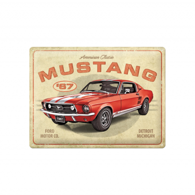 Plechová cedule - Mustang Postershop Postershop