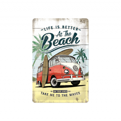Plechová cedule - VW Beach Postershop Postershop