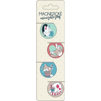 Magnetická minizáložka - Kočky Albi Albi
