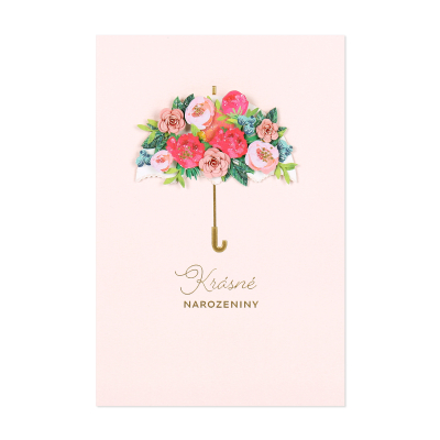 Luxusní přání - Květinový deštník Albi Albi