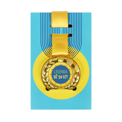 Přání s medailí - 50 let Albi Albi