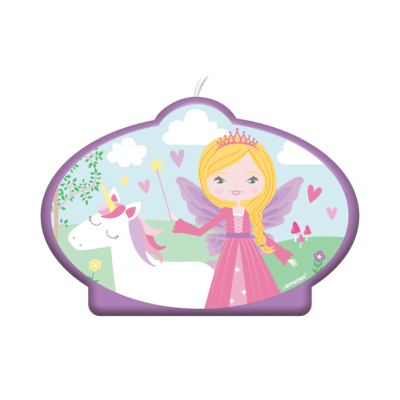 Svíčka dortová Princezna s jednorožcem Albi Albi